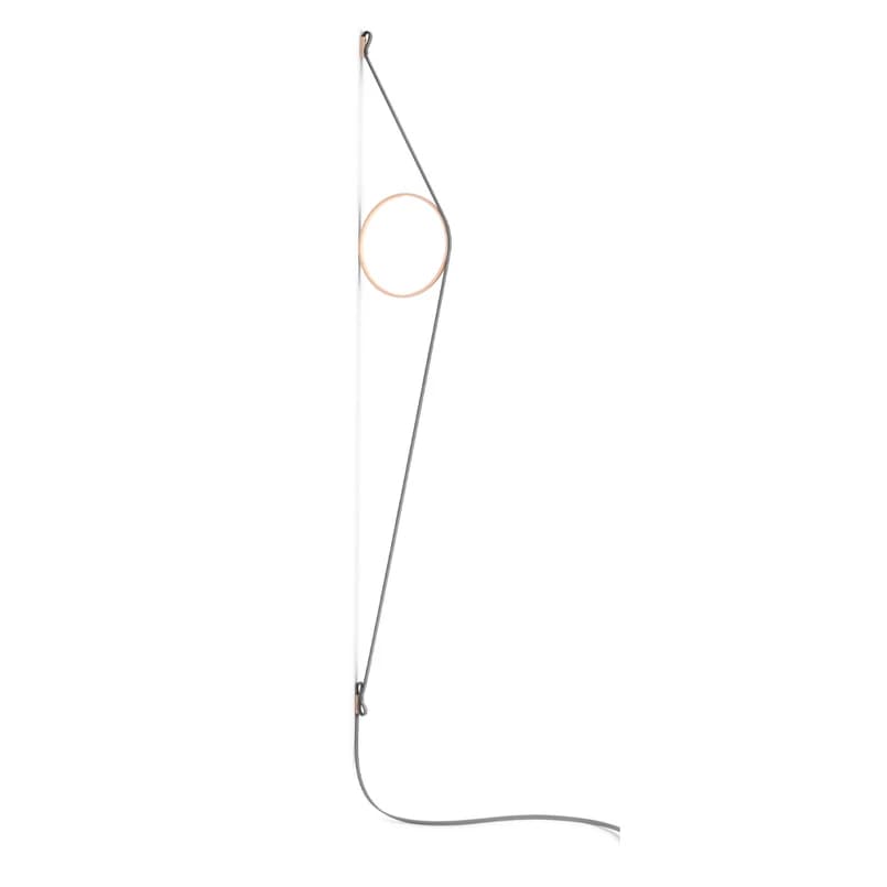 FLOS - Wirering Seinävalaisin Harmaa/Kulta – FLOS