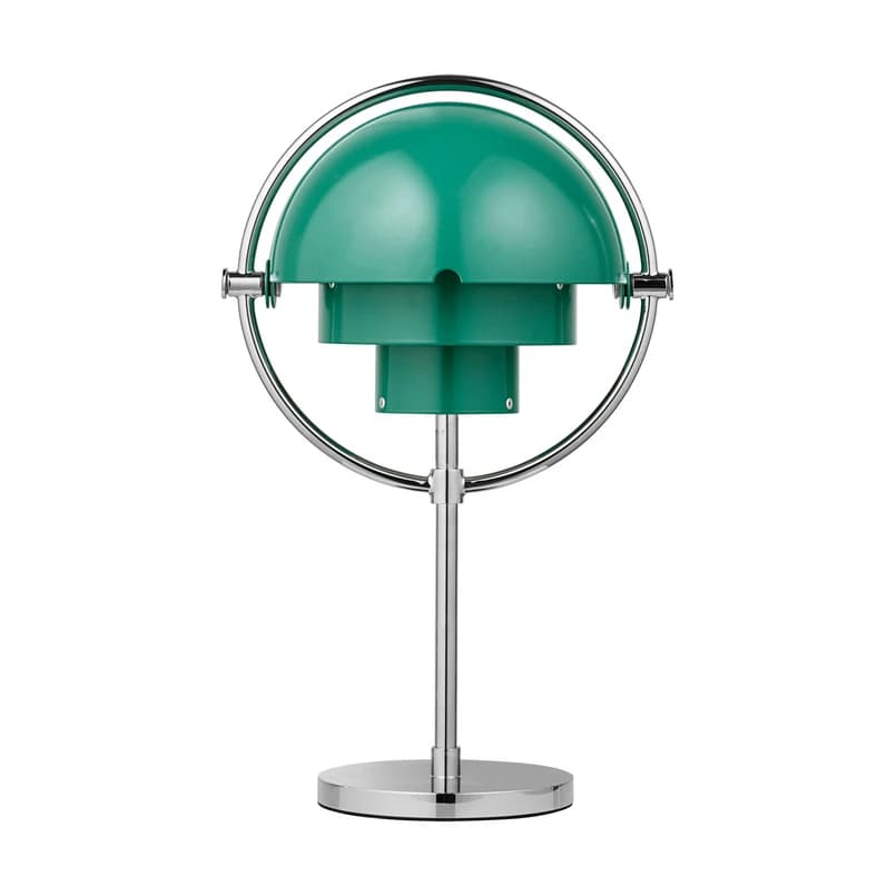 GUBI - Multi-Lite Portable Pöytävalaisin Kromi/Teal Green – GUBI