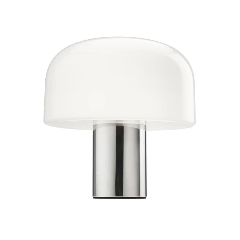 FLOS - Bellhop Lasi T Pöytävalaisin Bright Alumiinit – FLOS