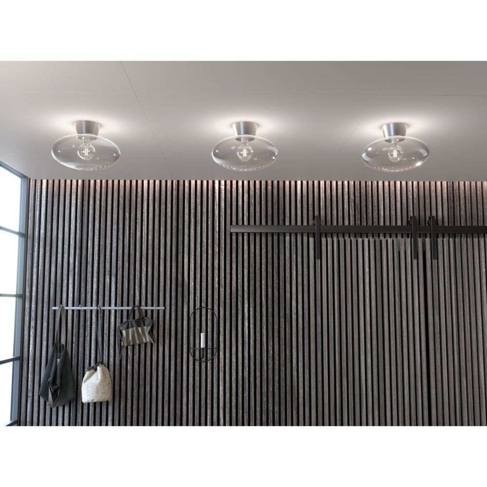 Bullo Kattovalaisin XL Ø38 Aluminium/Clear Belid - Olohuone - Metalli – Belid