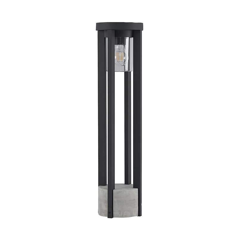 Lucande - Kalisa Round Puutarhavalaisin H68 Dark Grey – Lucande