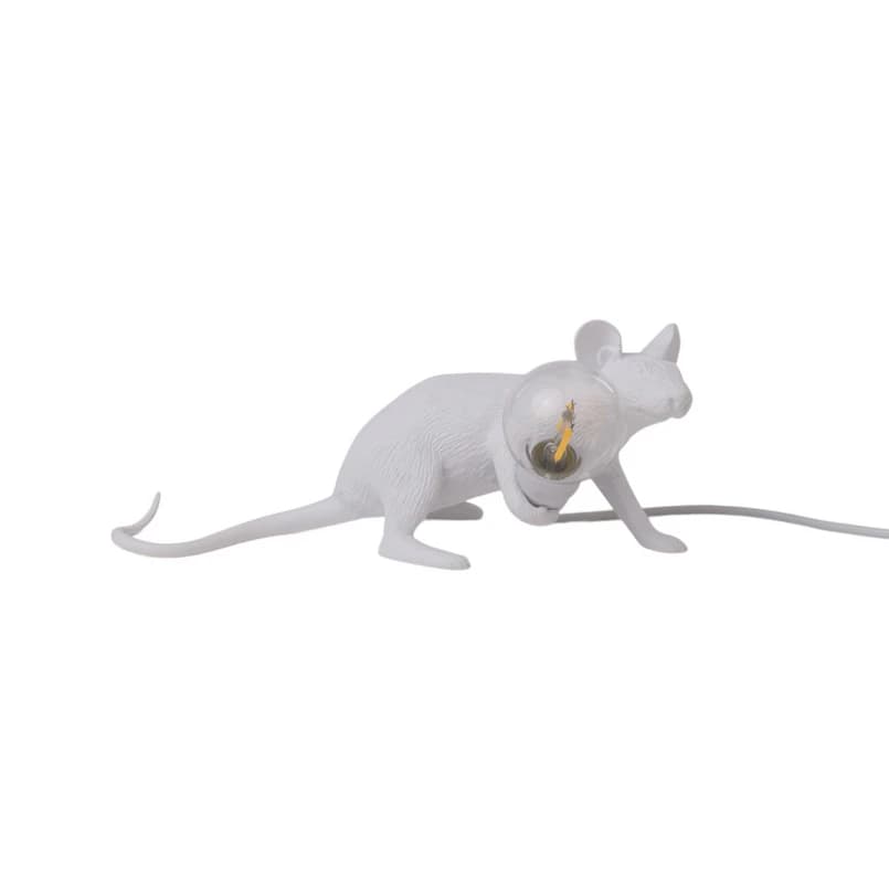 SELETTI - Mouse Lamp Lop Lying Down Pöytävalaisin – SELETTI