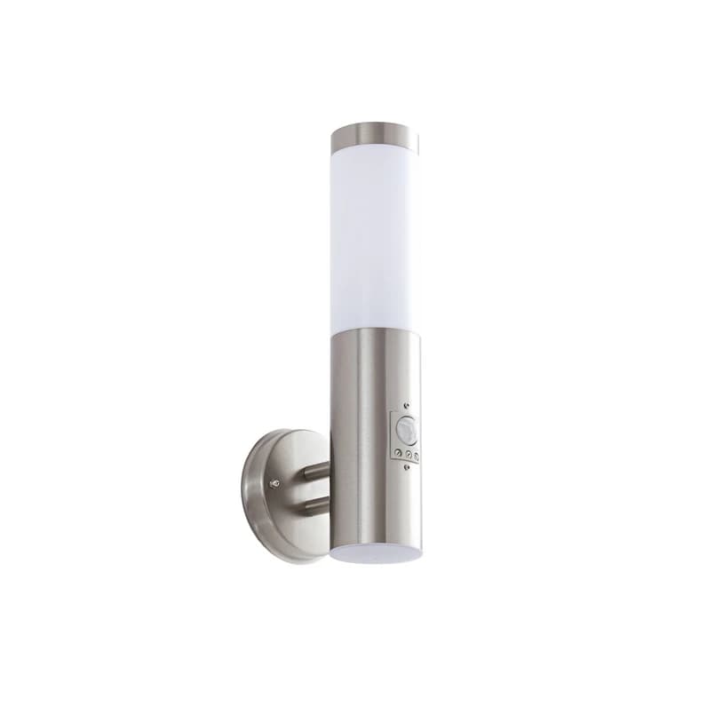 Lindby - Kristof Ulko Seinävalaisin w/Sensor Steel – Lindby