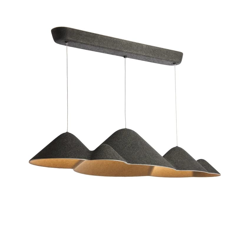 LOOM DESIGN - Panorama-riippuvalaisin Large Mix Black/Grey – LOOM DESIGN