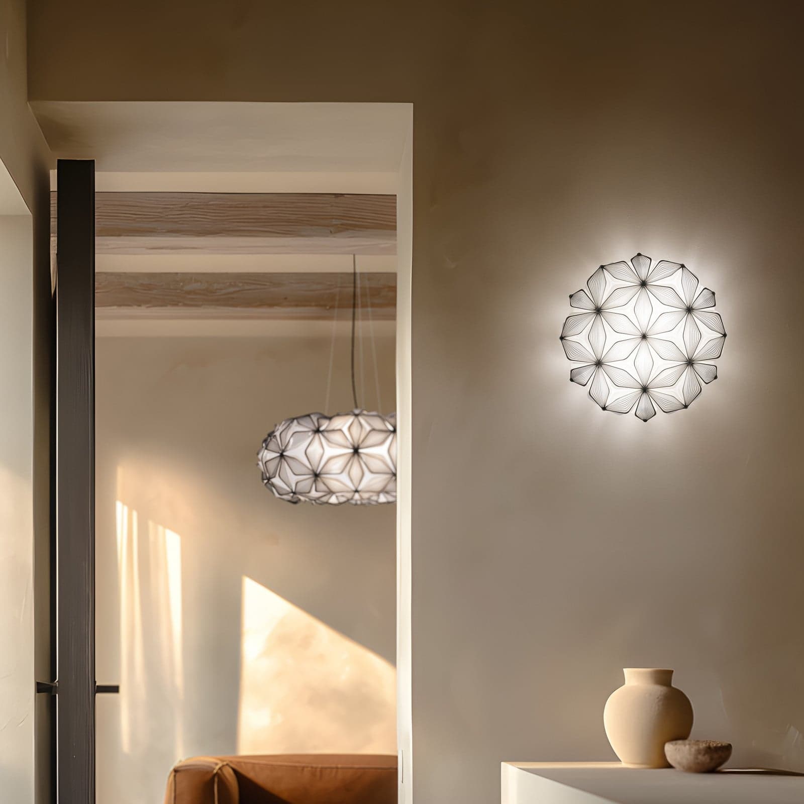 C'EST LA VIE kattovalaisin, musta, Ø 34 cm, 2-lamppuinen, E14 C'EST LA VIE Slamp - Olohuone - Design - Muovi - Plafondi – Slamp