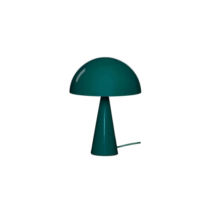 Hübsch - Mush Mini pöytävalaisin, tummanvihreä, korkeus 34 cm – Hübsch