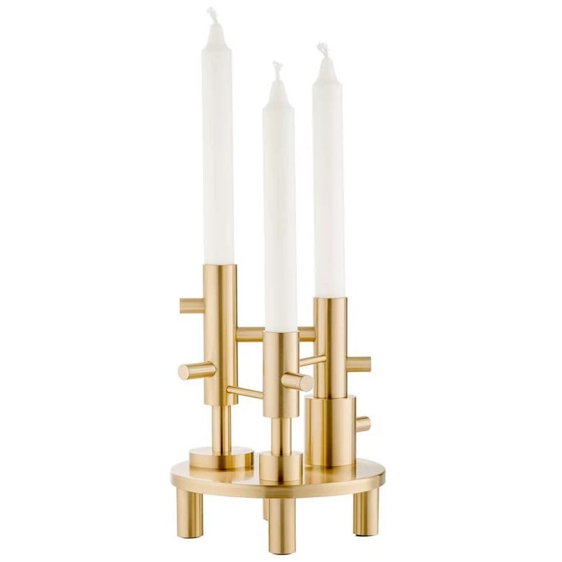 FRITZ HANSEN - Candleholder Large Brass – FRITZ HANSEN