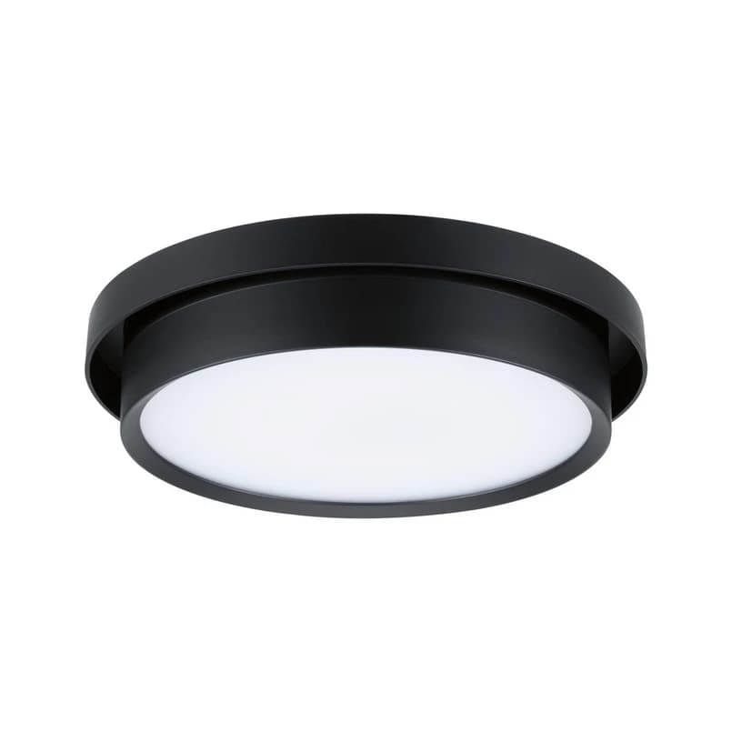 Paulmann - Malik LED-kattovalaisin, 3-portainen himmennettävä ominaisuus, mattamusta – – Paulmann