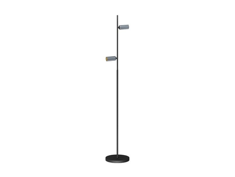 ANTIDARK - Decor F2 LED-lattiavalo, himmennettävä, musta/alumiini – ANTIDARK