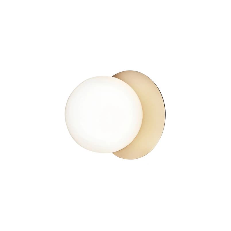 Nuura Aps - Liila 1 Medium seinälamppu, kulta/valkoinen, lämmin valkoinen, IP44 Nuura – Nuura Aps