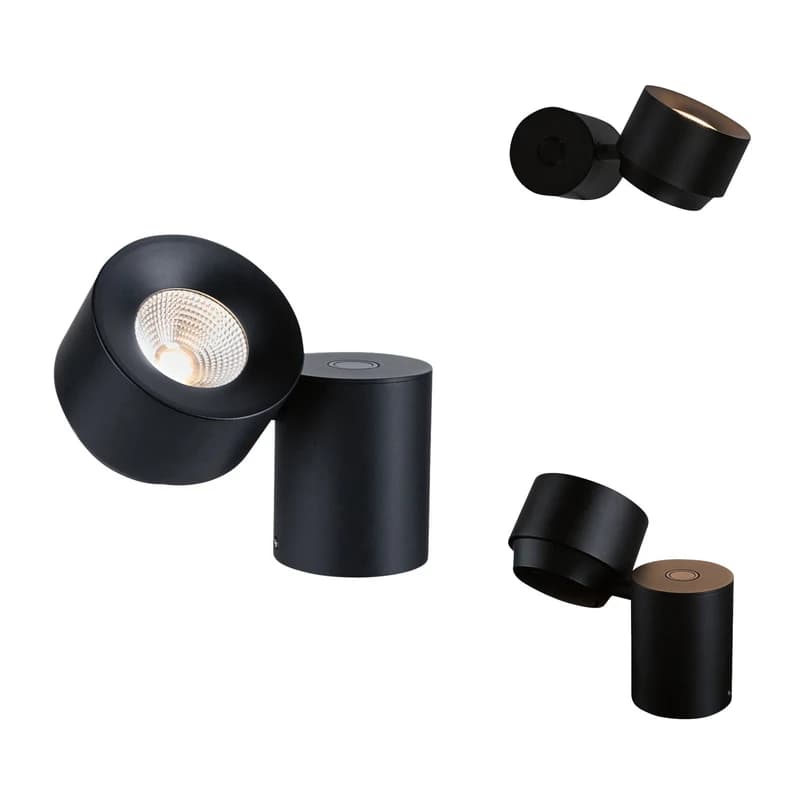 Paulmann - Puric Pane Pöytävalaisin S 3-step Musta – Paulmann