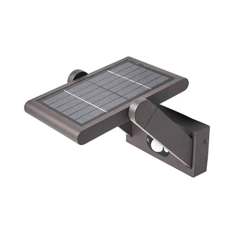 Lucande - Vakerian Solcelle Seinävalaisin w/Sensor Graphite – Lucande