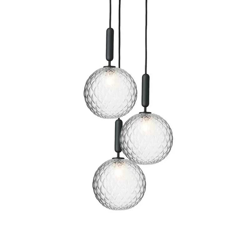 Nuura Aps - Miira 3 kattokruunu, harmaa/kirkas, Ø 37 cm, 3-lamppuinen Nuura – Nuura Aps