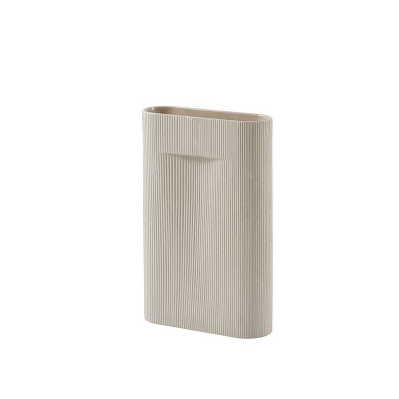 Muuto - Ridge Vase H48,5 Beige – Muuto
