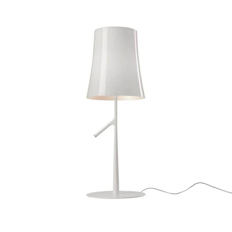 Foscarini - Birdie Grande Pöytävalaisin On/Off White – Foscarini