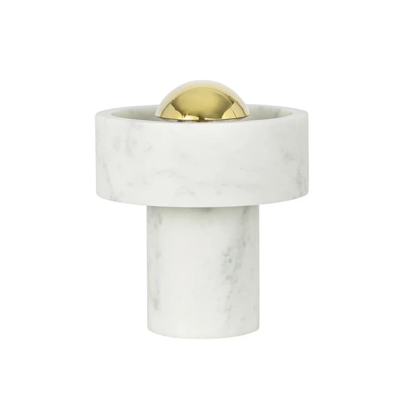 Tom Dixon - Stone Portable pöytävalaisin, kulta – Tom Dixon