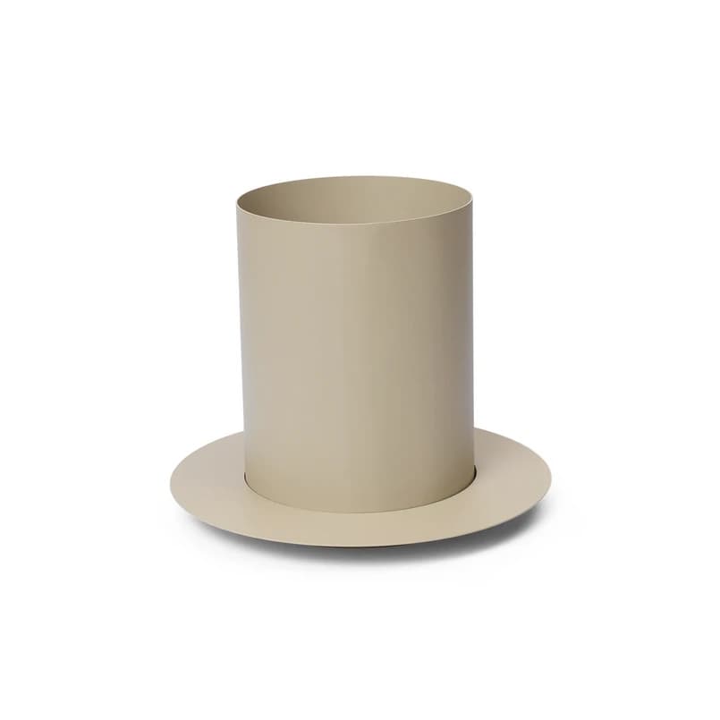 ferm LIVING - Auran kukkaruukku, beige, korkeus 21 cm, rauta – ferm LIVING