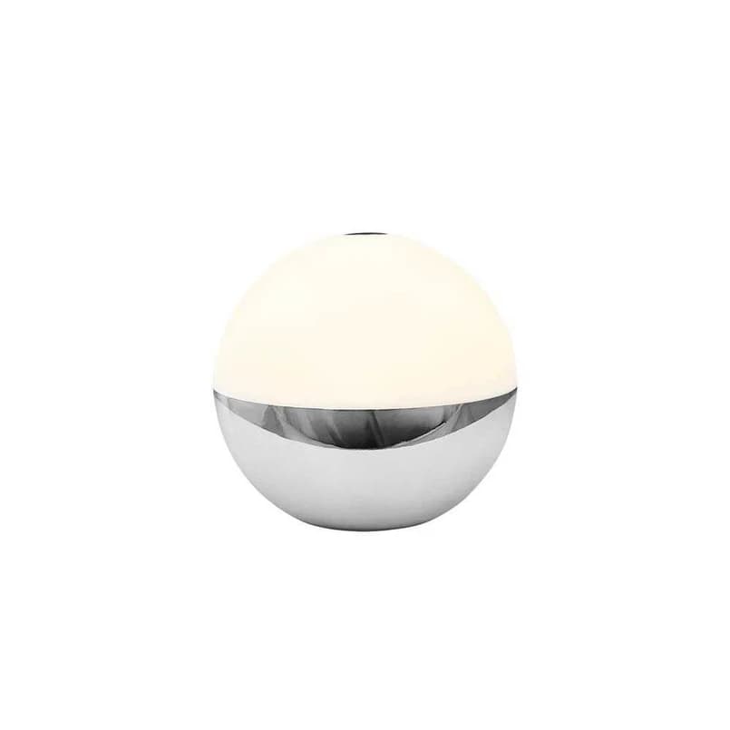 Dyberg Larsen - Alba LED-akkukäyttöinen pöytävalaisin, kromi, himmennettävä. IP44 Dyberg – Dyberg Larsen