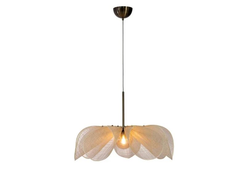 Markslöjd - Styrka riippuvalo, Ø 75 cm, messinki/beige – Markslöjd