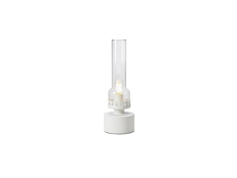 Markslöjd - Kandella 1 Pöytävalaisin Sandy White/Clear – Markslöjd