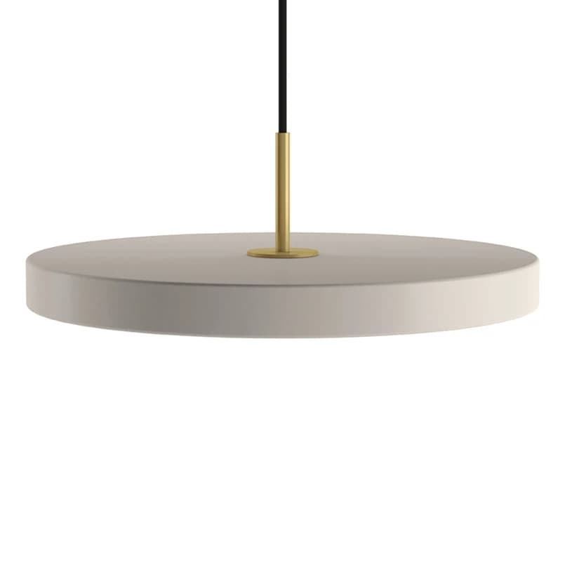 UMAGE - Asteria Mini LED-riippuvalaisin helmenvalkoinen/messinki Ø 31 cm – UMAGE