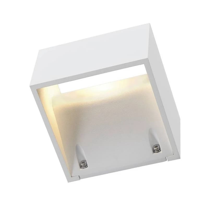 SLV - Logs Seinävalaisin Square LED IP44 White – SLV
