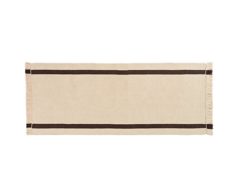 ferm LIVING - Calm Kelim Runner 80x200 Off-white/Coffee – ferm LIVING