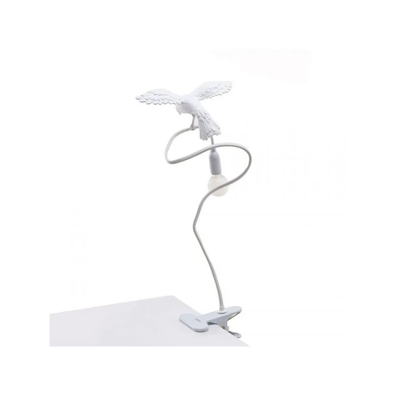 SELETTI - Sparrow Cruising Klipsivalaisin White – SELETTI