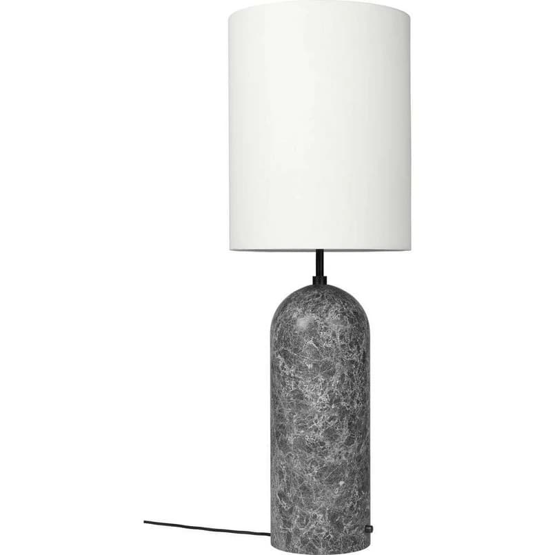 GUBI - Gravity XL High Lattiavalaisin Grey Marble/White – GUBI