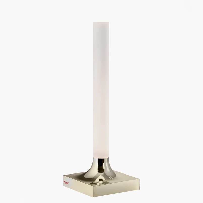 Kartell - Goodnight Battery Pöytävalaisin Golden – Kartell