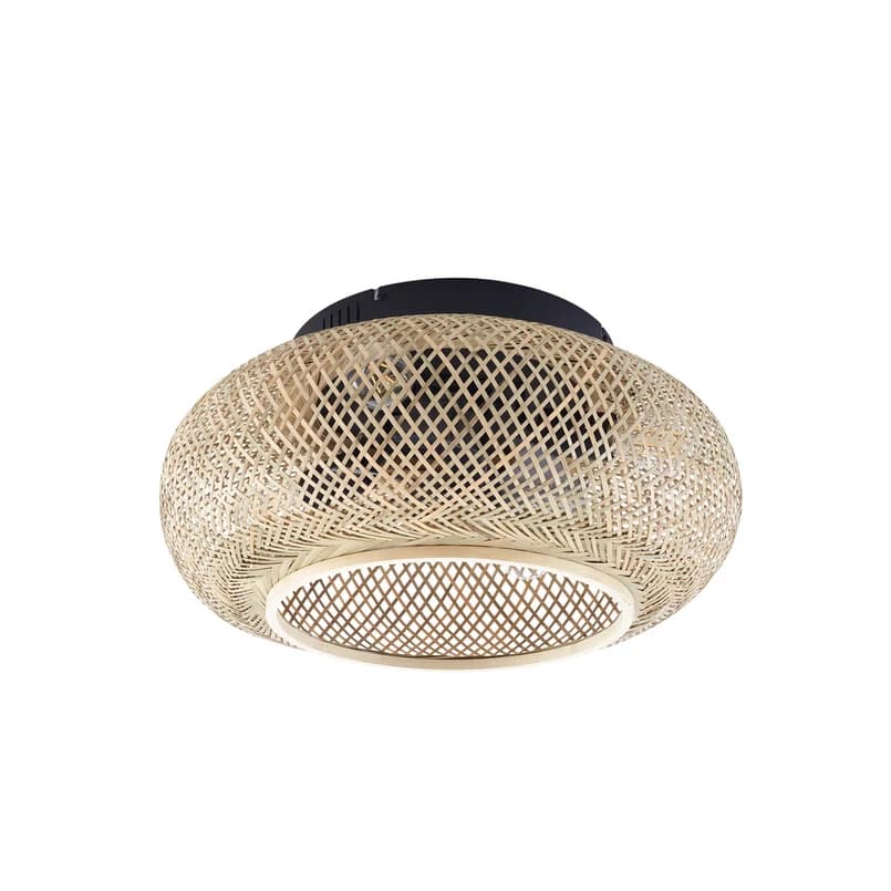 Lucande - Cordie kattotuuletin valolla Ø 53 cm hiljainen DC – Lucande