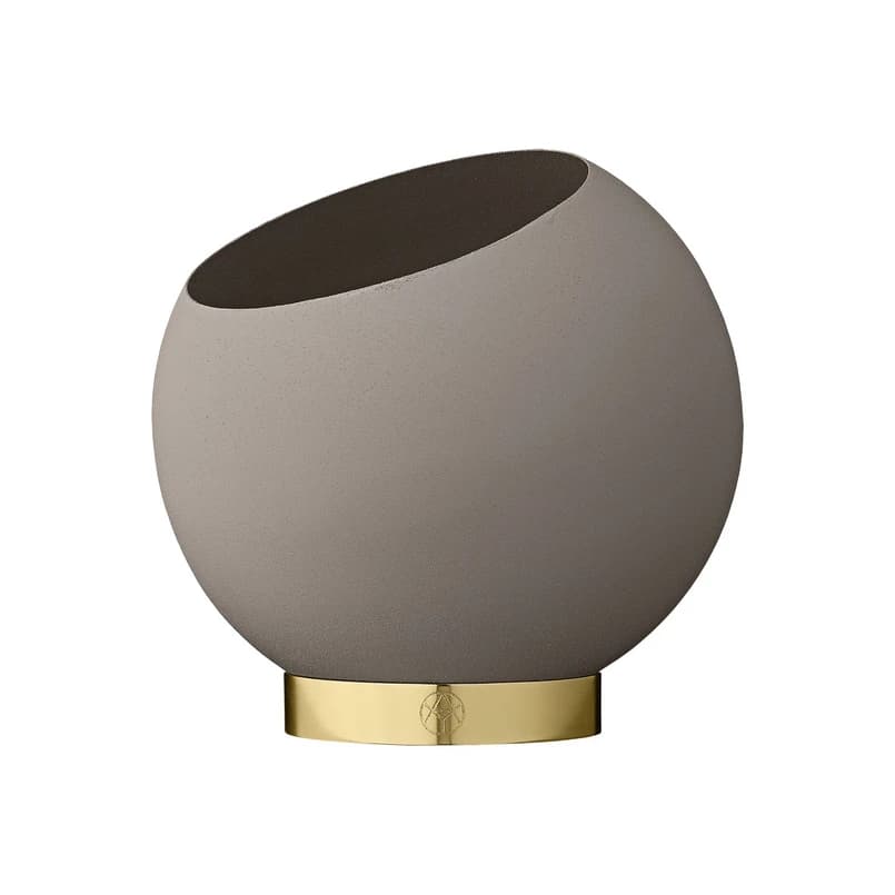 AYTM - Kukkaruukku Globe Ø17 cm Taupe/Kulta – AYTM