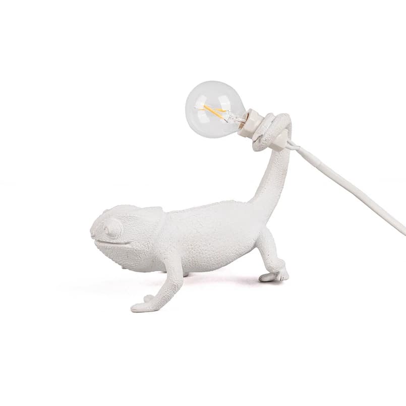 SELETTI - Chameleon Still Pöytävalaisin Valkoinen – SELETTI