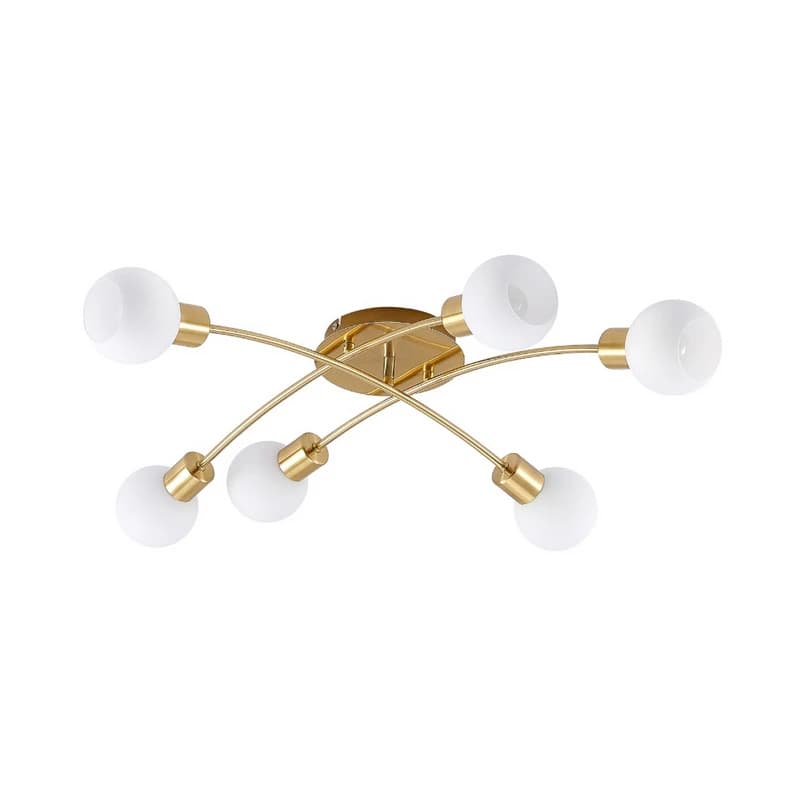 Lindby - Agmar 6 Kattovalaisin Brass – Lindby