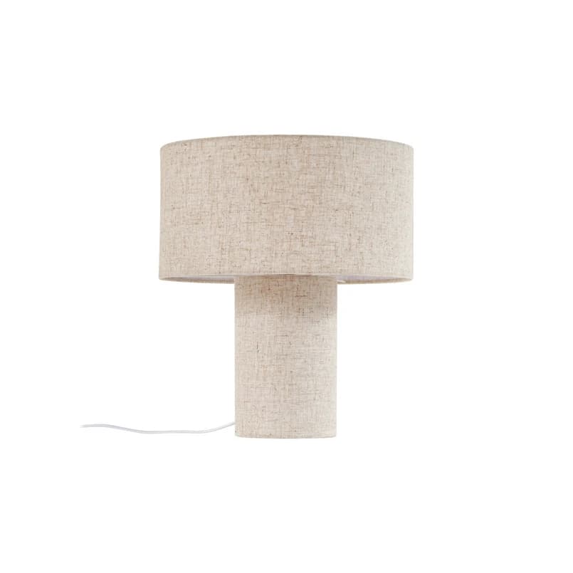 Lindby - Elfie pöytävalaisin, beige, E27, Ø 35 cm, pellava – Lindby