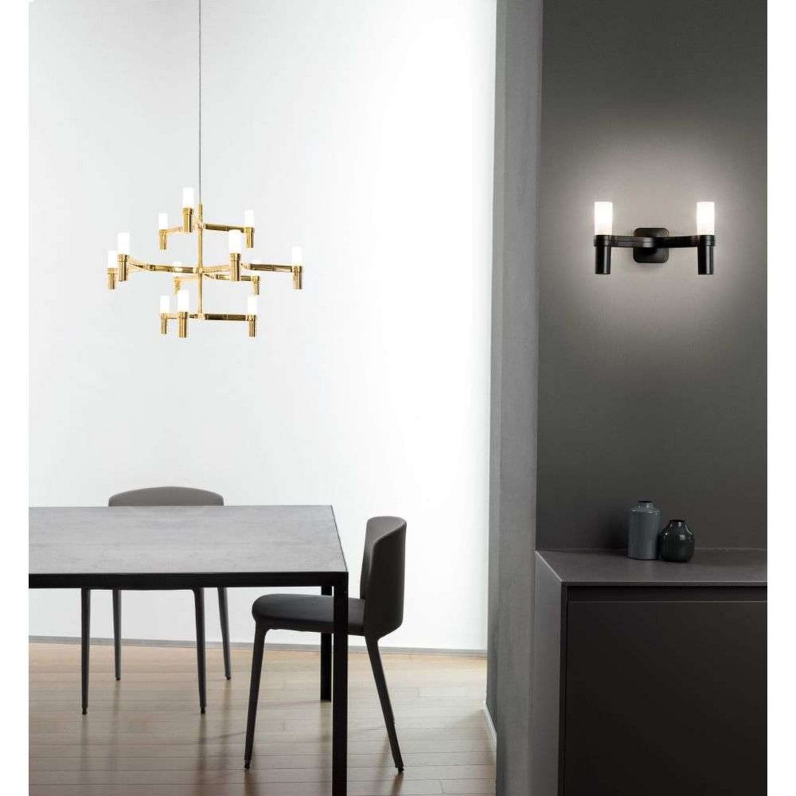 Crown Minor Riippuvalaisin Gold Nemo Lighting - Ruokailutila – Nemo Lighting