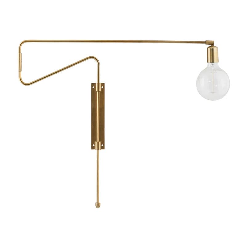 House Doctor - Swing Seinävalaisin 70cm Messinki – House Doctor