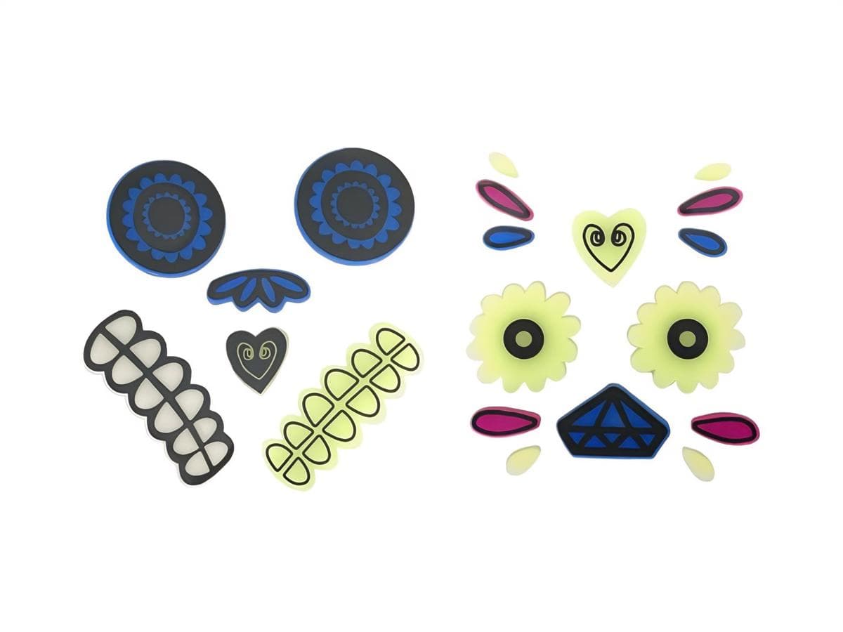 Halloween Tarrat - Hehkuvat Kurpitsat, sekoitus, 2 kpl – PartyDeco