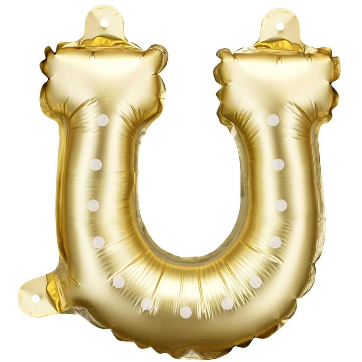 Foliopallo - Kultainen hevosenkenkä, n.18x19 cm, 3 kpl