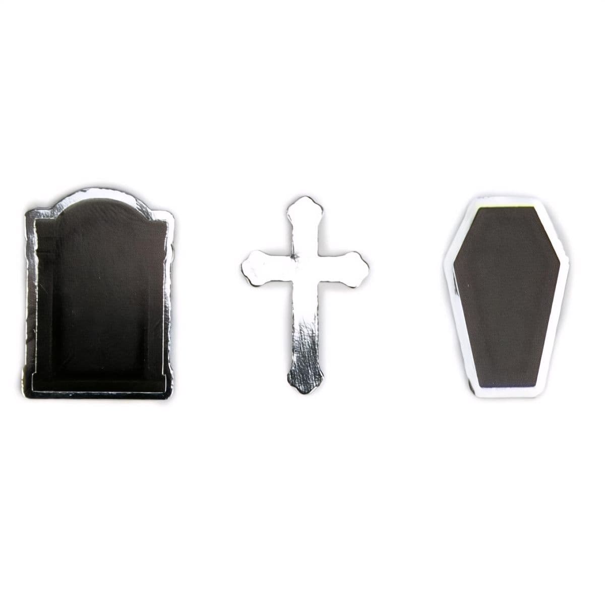 Konfetit - RIP, musta/hopea, 2 × 1,4 cm, 10 g