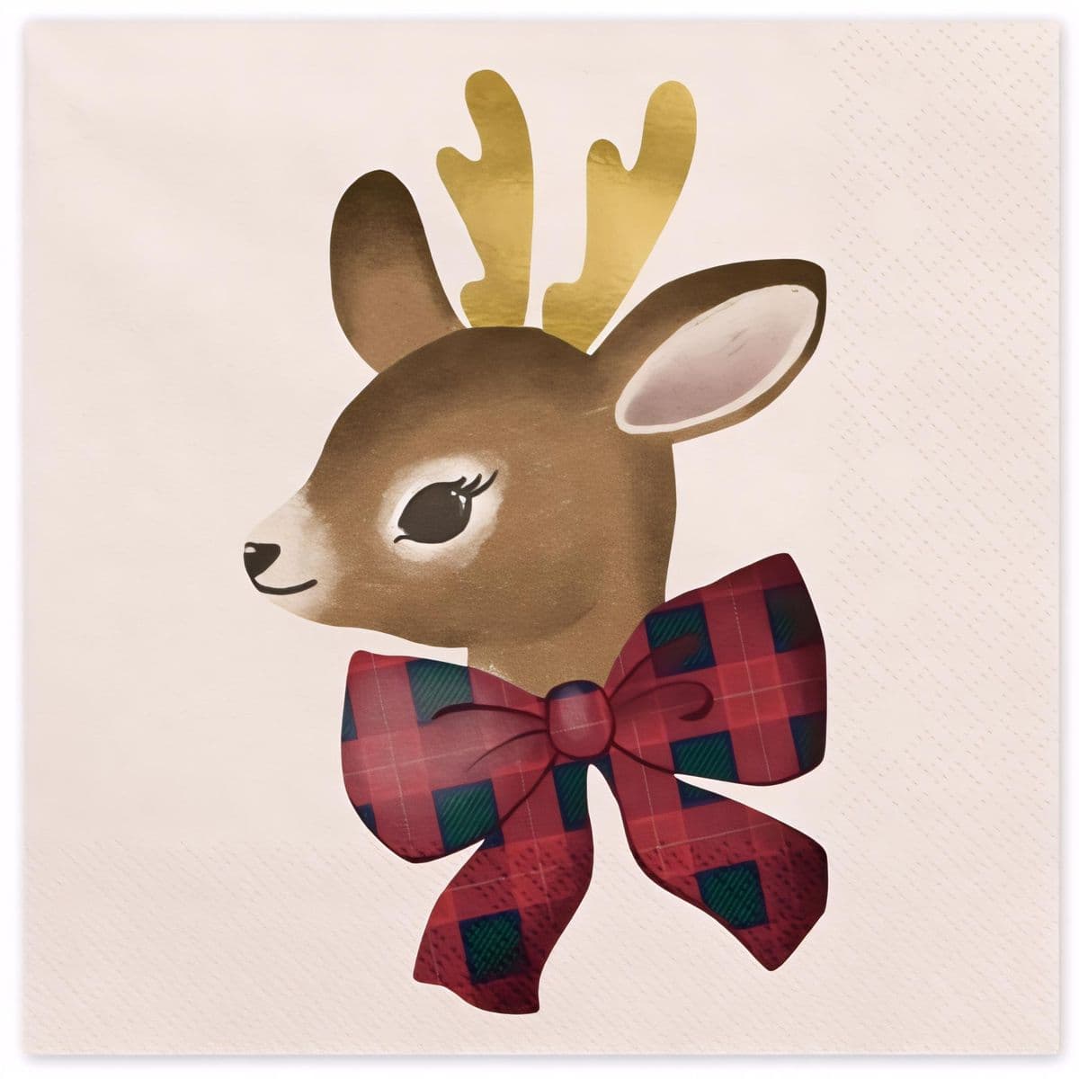 Lautasliinat - Poro ruuturusetilla, 12 kpl