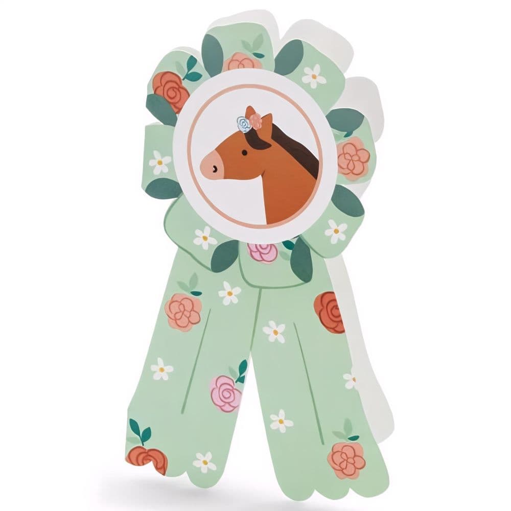 Kutsukortit - Hevosruusukke, 6kpl – PartyDeco