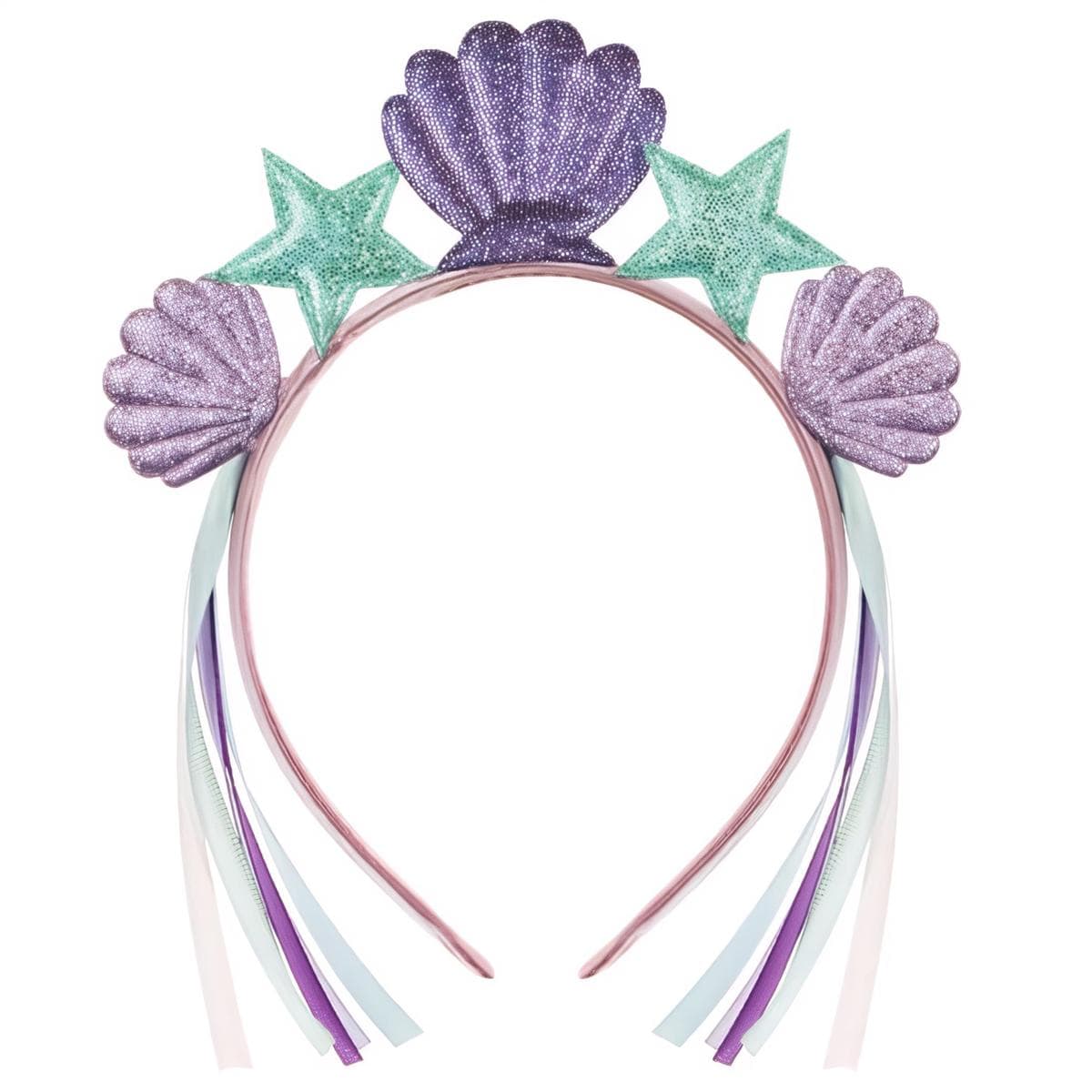 Hiuspanta - Merenneito, Kimalteleva, 19.5x17.5 cm – PartyDeco
