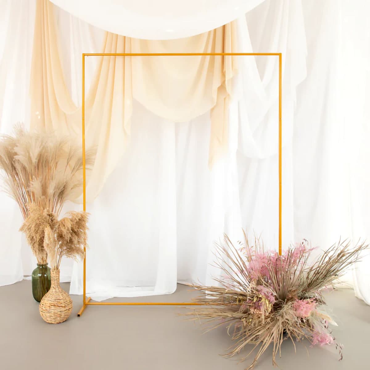 Suorakulmainen koristekaari – Hunajankeltainen, 160 × 210 cm