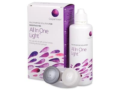 All In One Light 360 ml linssineste + kontainer – Piilolinssimaailma