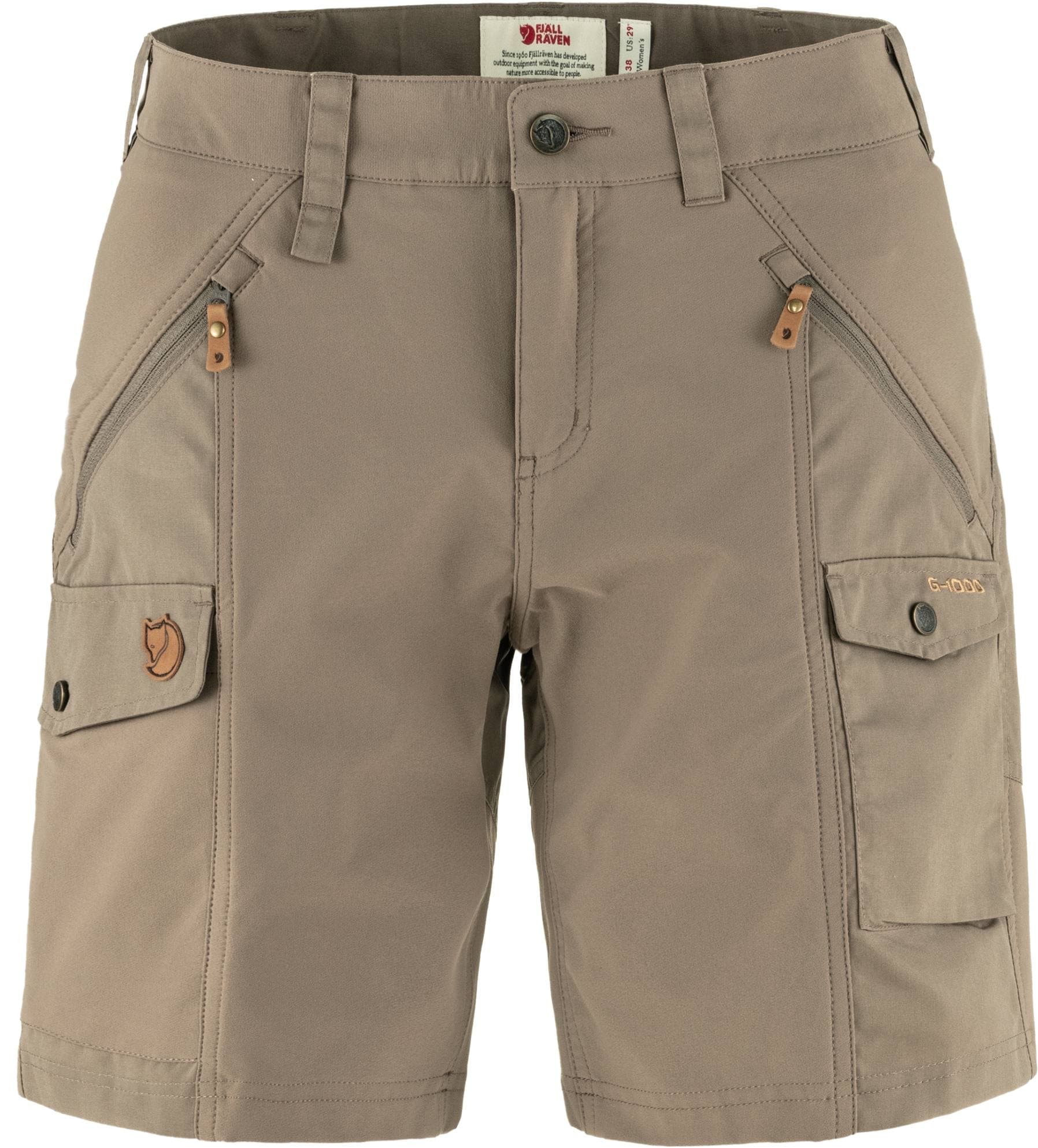 Fjällräven Nikka Shorts Curved W naisten shortsit – Fjällräven