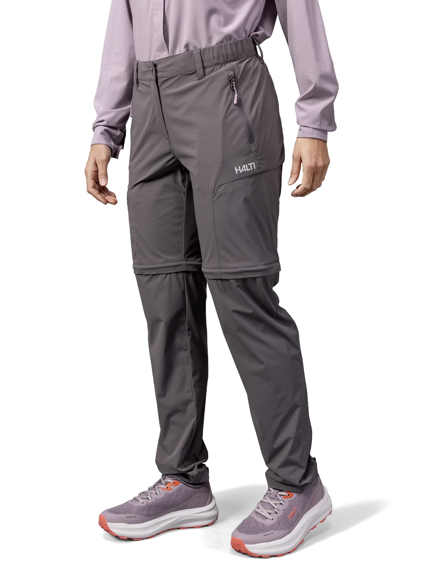 Halti Women's Pallas Cool Stretch Zipoff Pant naisten vaellushousut – Halti