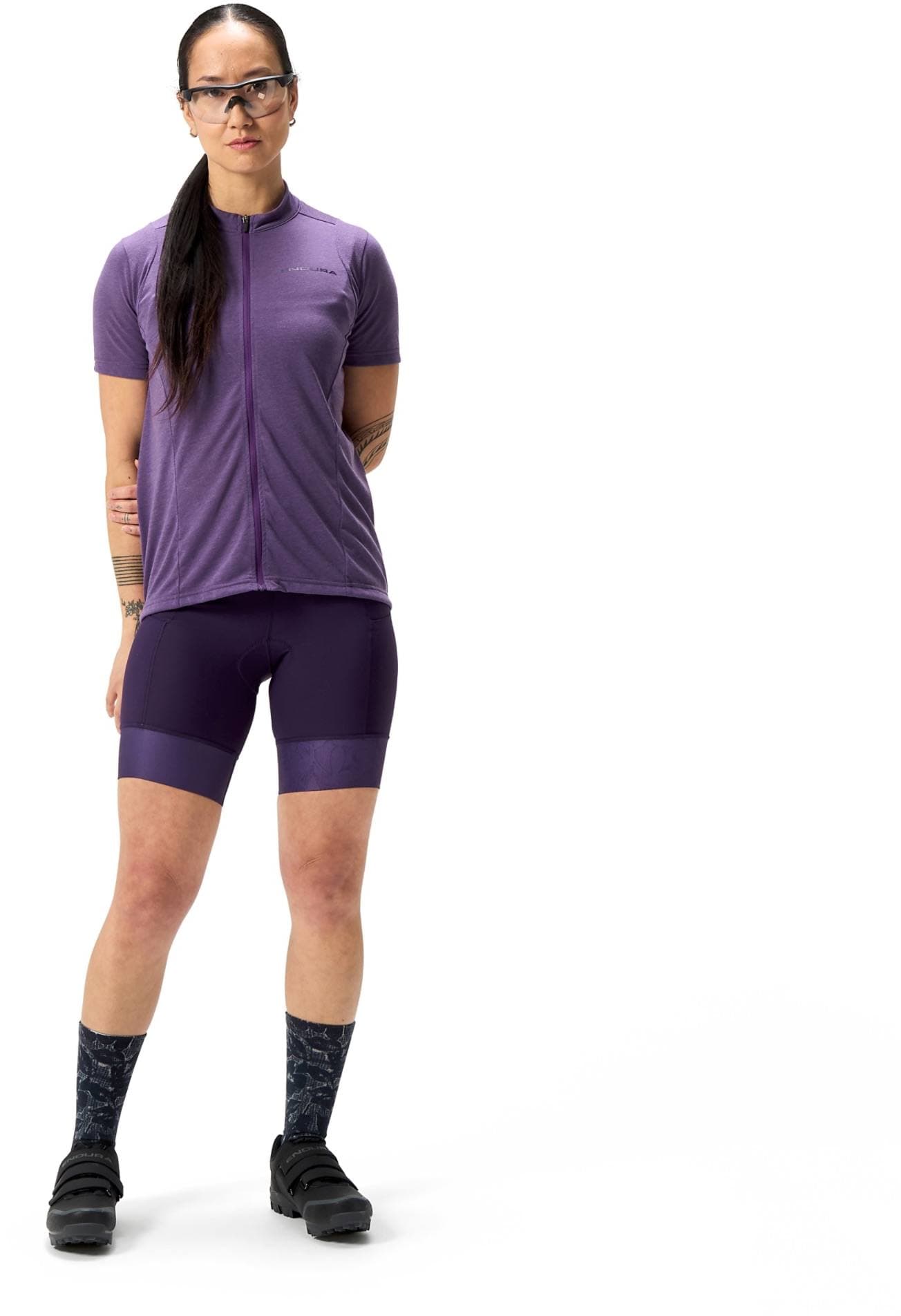 Endura Women's Loop S/S Zipped Jersey naisten pyöräilypaita – Endura