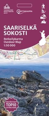 Karttakauppa Saariselkä Sokosti 1:50000 retkeilykartta, suomi – Karttakauppa
