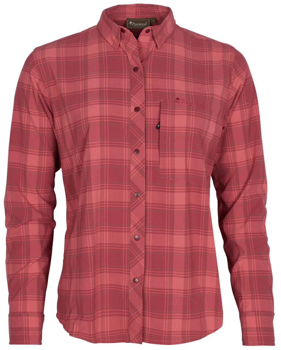Pinewood Women's Abisko Trek Long Sleeve Shirt naisten kauluspaita – Pinewood